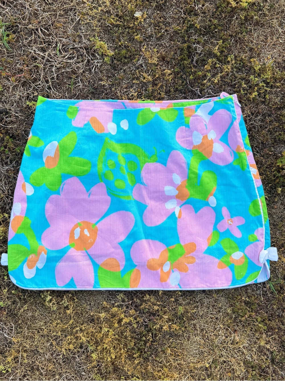 Lilly Pulitzer “Cosette” Bright Floral Mini Skort Skirt with Shorts Adorable